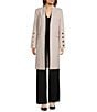 Donna Karan Button Sleeve Open Front Topper Jacket, Color:Nolita Multi - Image 1