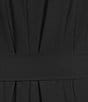 Donna Karan Cap Sleeve A-Line Self-Tie Midi Dress - Image 3
