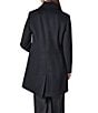 Donna Karan Cashmere Blend Notch Collar Single Breasted Reefer Coat - Image 2