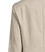 Donna Karan Cashmere Blend Notch Collar Single Breasted Reefer Coat - Image 6