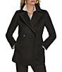 Donna Karan Cashmere Blend Notch Lapel Double Breasted Peacoat - Image 1
