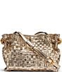 Donna Karan Cashmere Metallic Woven Crossbody Bag - Image 1