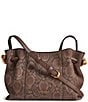 Donna Karan Cashmere Snake Effect Crossbody Bag - Image 1