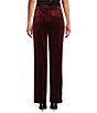 Donna Karan Classic Button Front Velvet Pants - Image 2