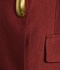 Donna Karan Coordinating Liquid Shine Notch Lapel One Button Jacket - Image 4