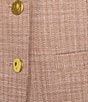 Donna Karan Coordinating Melange Basket Weave Crew Neck Vest - Image 3