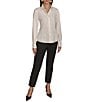 Donna Karan Cotton Sateen Hardware Cuff Shirt - Image 3