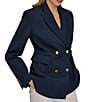 Donna Karan Denim Double Breasted Blazer - Image 4