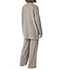 Donna Karan DKNY Long Sleeve Stretch Fleece Pant Lounge Set - Image 2
