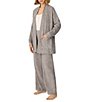 Donna Karan DKNY Long Sleeve Stretch Fleece Pant Lounge Set - Image 3
