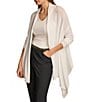 Donna Karan Drape Open Front Cardigan, Color:Cream - Image 5