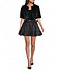 Donna Karan Faux Fur Open Front Shrug - Image 3