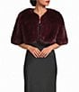 Donna Karan Faux Fur Shawl - Image 1
