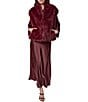 Donna Karan Faux Fur V-Neck Sleeveless Vest - Image 4