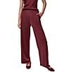 Donna Karan Flat Front High Rise Straight Leg Ankle Length Coordinating Pants - Image 1