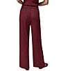 Donna Karan Flat Front High Rise Straight Leg Ankle Length Coordinating Pants - Image 2