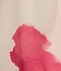 Color:Rose Quartz - Image 4 - Floral Textured Georgette Cold Shoulder Long Sleeve Blouse