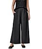 Donna Karan Four Way Stretch Knit Mid Rise Relaxed Ankle Pants - Image 1