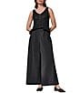 Donna Karan Four Way Stretch Knit Mid Rise Relaxed Ankle Pants - Image 4
