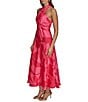 Donna Karan French Twill Halter Neck Sleeveless A-Line Dress, Color:Audacious - Image 3