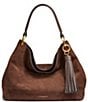 Donna Karan Glenwood Suede Slouchy Shoulder Bag - Image 1