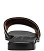 Color:Black - Image 3 - Haylen Leather Slide Sandals