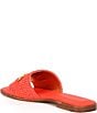 Color:Heat - Image 3 - Haylen Raffia Slide Sandals