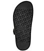 Color:Black - Image 5 - Hazley Leather Slide Sandals