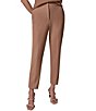Donna Karan High Rise Flat Front Ankle Length Straight Leg Pants - Image 1