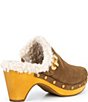 Donna Karan Idella Studded Faux Shearling Lined Clogs - Image 6