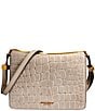 Donna Karan Jericho Croco Suede Shoulder Bag - Image 1