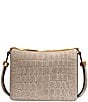 Donna Karan Jericho Croco Suede Shoulder Bag - Image 2
