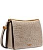 Donna Karan Jericho Croco Suede Shoulder Bag - Image 3