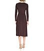 Donna Karan Jersey Wrap Midi Dress - Image 2