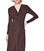 Donna Karan Jersey Wrap Midi Dress - Image 5