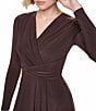 Donna Karan Jersey Wrap Midi Dress - Image 6