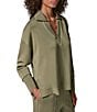 Donna Karan Jet Setter V-Neck Pullover Top - Image 3