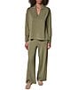 Donna Karan Jet Setter V-Neck Pullover Top - Image 4