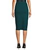 Donna Karan Knit Midi Sheath Skirt, Color:Hudson - Image 2