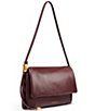Donna Karan Leather Flap Shoulder Bag - Image 4