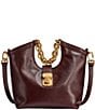 Donna Karan Leno Small Chain Handle Leather Tote Bag - Image 1
