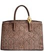 Donna Karan Loden Snake Effect Satchel Bag - Image 1