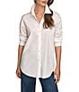 Donna Karan Long Sleeve Button Down Shirt - Image 1