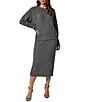 Donna Karan Long Sleeve Relaxed Crewneck Sweater - Image 3