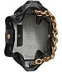 Donna Karan Lyndon Drawstring Satchel Bag, Color:Black/Gold - Image 3
