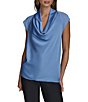 Donna Karan Mixed Media Cowl Neck Cap Sleeve Top,Specials : American Fashion Style Bags On Sale Donna Karan Mixed Media Cowl Neck Cap Sleeve Top,Specials : American Fashion Style Bags On Sale