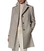 Donna Karan Petite Size Notch Collar Single Breasted Reefer Coat - Image 1