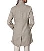 Donna Karan Petite Size Notch Collar Single Breasted Reefer Coat - Image 2