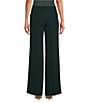 Donna Karan Polish Suiting Mid Rise Flat Front Wide Leg Pants - Image 2
