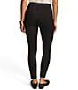 Donna Karan Ponte Mid Rise Pull-On Skinny Leg Ankle Pants, Color:Black - Image 2